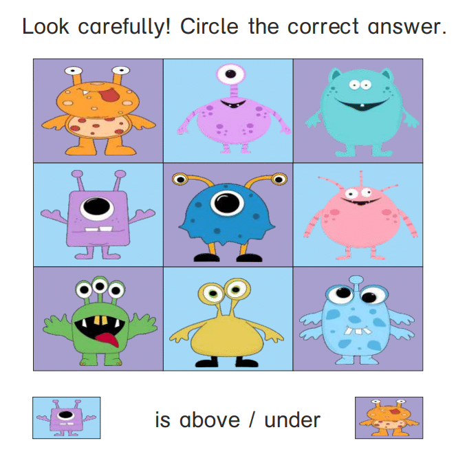 Monster – Perception training