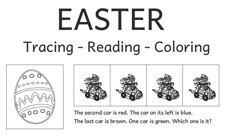 EasterReadingColoring