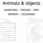 Animals and objects, perception, freebie, parents, children, dyslexia, dyscalculia