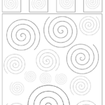 spirals, tracing, dyslexia, dyscalculia, parents, children, fine motory skills, worksheet