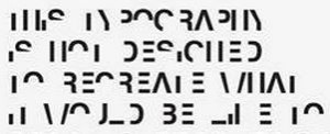 Britton Dyslexic Typeface Example