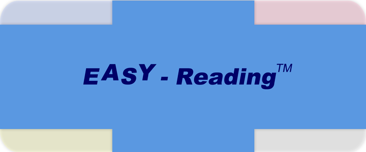 The Easy Reading Card - Easier reading with System!