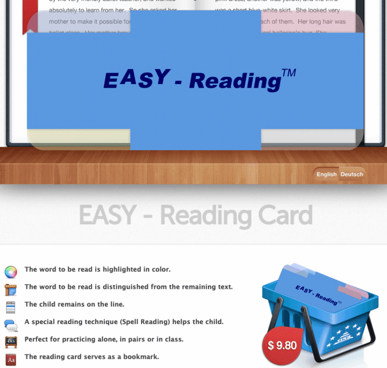 The Easy Reading Card - Easier Reading System! - American Dyslexia ...