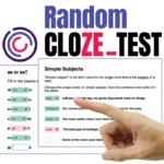 Nearly 600 Cloze tests